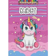 Kaci: Personalized Coloring Book For Kaci | Theme: Unicorn | Birthday Gift For Girl, Daughter ... | Ages: 4-8 | 25 Unicorn Designs With Name Kaci, Large Size A4 (Ca. 8.5 x 11 Inches)