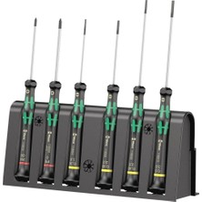 Wera Elektronikçi Tornavida Seti 2035/6 A + Raf, 6 Parça, 05118150001
