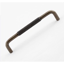 Uber Tırtıklı Antik Sarı Metal Kulp 160 mm 16 cm Mobilya Çekmece Mutfak Dolabı Dolap Modern Kapak