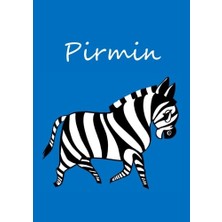 Pirmin: Individualisiertes Malbuch / Notizbuch / Tagebuch - Zebra - A4 - Blanko