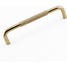 Tırtıklı Altın Gold Metal Kulp 160 mm 16 cm Mobilya Çekmece Dolap Dolabı Modern Kapak Kulpları