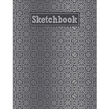 Sketchbook: 8.5 x 11 Notebook For Creative Drawing And Sketching Activities With Geometric Art Deco Themed Cover Design