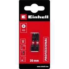 Orijinal Einhell Çift Torsiyonlu Darbeli Bit Seti, 2 Parça, 30 Mm, Pz3 (S2 Çelik, Yüksek Dayanıklılık, Çift Torsiyon Etkisi, Kırmızı Renk Halkası, E 6.3 Sap) - 49132060