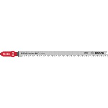 Bosch 5 x Pro Plastics Pvc Clean T302H Dekupaj Testere Bıçağı (Plastik, Plastik, Uzunluk 132 Mm, Profesyonel Aksesuar Dekupaj Testere)