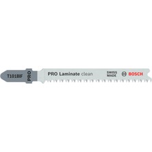 Bosch 2 x Pro Laminate Clean T101BIF Dekupaj Testere Bıçağı (Parke, Kompakt Laminat Vinil, Pvc, Uzunluk 83 Mm, Profesyonel Aksesuar Dekupaj Testere)