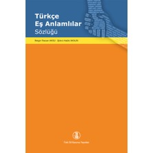 Türk Dil Kurumu Yayınları Türkçe Eş Anlamlılar Sözlüğü-Tdk-