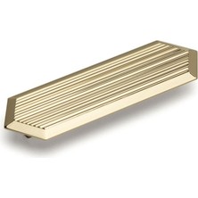 System 9036 Line-Çizgili Kulp Altın Renk Tek Adet 224 mm Altın Tek Ebat SSY9036 0224 Gl