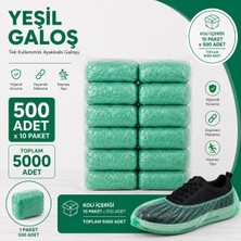 OEM Galoş Yeşil Standart 10 Paket x 500 Adet – Toplam 5000 Adet