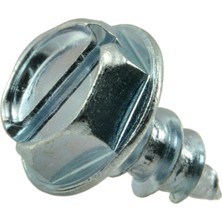 Hard-To-Find Fastener Vox Kilit 014973265670 25,4 cm x 3/8 Inç Düz Hex Çamaşır Makinesi Metal Vida, 100