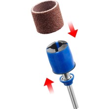 Dremel SC407 Ez Speedclic Zımparalama Mandreni ve Bandı, 60/120 Kumlu, 13MM, 3'lü