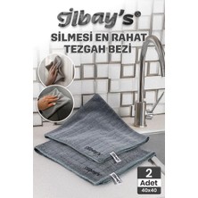 İlbay's Ilbay's 2'li Mikrofiber Tezgah Bezi 40X40 cm