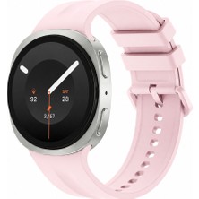 Sneezy Samsung Galaxy Watch 9 44MM 40MM Ile Uyumlu Oluklu Silikon Kordon Ayarlanabilir Spor Saat Kayışı