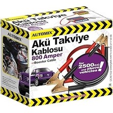 Automix Takviye Kablosu 800 Amp Kutulu | Araç Aküsü Için Güçlü ve Dayanıklı