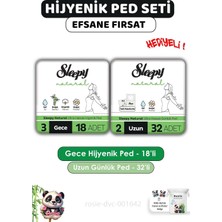 Sleepy Natural Ped Gece 18 Li + Günlük Uzun 32 Li ve Rosıe