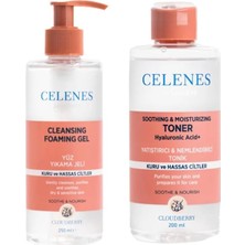Celenes By Sweden Kuru ve Hassas Ciltler Için Yatıştırıcı & Nemlendirici Bakım Seti