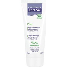 Jonzac Pure Akneye Eğilimli Yağlı Ciltler Için Organik Arındırıcı Maske 50 ml
