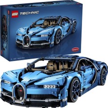 LEGO Technic Bugatti Chiron Yarış Arabası Yapım Seti, Koleksiyon Spor Araba Modeli, 3599 Parça