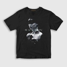 Presmono Unisex Çocuk Siyah Nina V2 Black Swan Bale Balerin T-Shirt