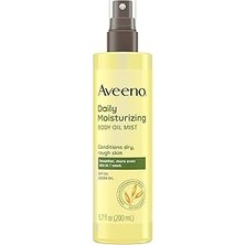 Aveeno Günlük Nemlendirici Kuru Vücut Yağ Sisi, Yulaf ve Jojoba Yağlı Kuru, Kaba Hassas Ciltler, Besleyici ve Hipoalerjenik Vücut Spreyi, Paraben, Silikon ve Ftalat Içermez, 6.7 ml