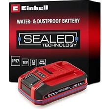Orijinal Einhell 18 V 3.0 Ah Sealed Power X-Change Plus Akü (18 V Akü, Su ve Toz Koruması, IP57 Koruma Sınıfı, Tüm Pxc Cihazları Için Çok Yönlü Kullanım, Şarj Cihazı Dahil Değil) - 4511618