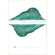 Independently Published Stay Connected Woman Journal: Green/mountains