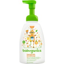 Babyganics - Köpüklü Bulaşık ve Şişe Sabunu Bulaşık Dazzler Narenciye - 16 Oz.