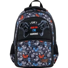 Muggle Okul Çantası Game Over Siyah MU-9383