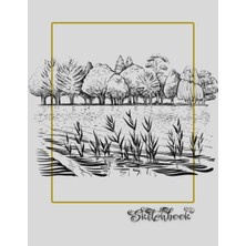 Sketchbook: River Scene, Large 8.5" x 11", 110 Pages, Perfect For Everyone, Crayons, Pencils, Drawing And Sketching