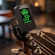 Joyo Dijital Klips Akort Cihazı, Kromatik Tuner, Gitar, Ukulele, Keman ve Saz Bağlama Için, Yüksek Kalite