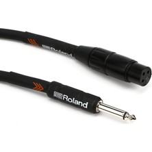 Roland Siyah Serisi Hı-Z Mikrofon Kablosu, 20 Metre