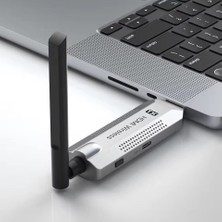 Kablosuz HDMI Verici ve Alıcı Kiti - Uydudan Projeksiyona | 150 Metre Menzil | 1080P 60Hz Notebook'dan Tv'ye Görüntü Aktarımı | Hd-Tx-Rx | Tak-Çalıştır | Çoklu Cihaz Desteği - G146 HDMI