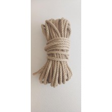 Jüt Ipi Hasır Ipi Kırnap Ipi Kendir Ipi Keten Ipi - Süsleme Hobi El Işi Jüt Ip Hasır Ip (10 Mm, Metre, 20)