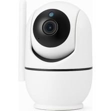 Wifi Akıllı Güvenlik Kamerası | 360° Görüş | Hareket Algılama & Anlık Bildirim | Gece Görüşü | 7/24 Uzaktan Izleme & Bulut Depolama Destekli