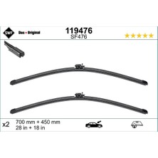 Valeo Swf Das Original Set Silecek Seti Mercedes Vito (2019 ve Sonrası) (700+450 Mm) 119476