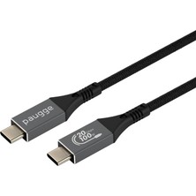 USB 3.2 Kablo - 20GBPS, USB C Görüntü, Ses, Data ve Şarj Kablosu - 4K 120Hz/60Hz, 2k 144Hz, 1080P 240Hz, Hdr (3 Metre)
