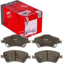 Trw Fren Balatası Ön Toyota Auris 1.33 Dual Vvti 09-12, 1.4 07-12, 1.6 07-12, 1.8 09-12, 1.4 D-4d 07-12, Corolla E15 1.33 08-14, 1.4 Vvt-I 06-13, 1.4 D-4d 06-14 GDB3481