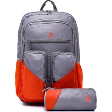 U.s. Polo Assn. U.s. Polo. Assn. Unısex Okul Çanta Seti PLSET0102,GRI Tek Ebat