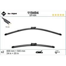 Valeo Swf Das Original Set Silecek Seti Volvo XC40 (2017-2023) (600+500 Mm) 119494