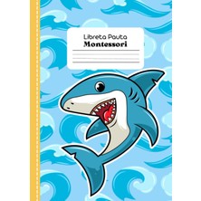 Independently Published Libreta Pauta Montessori 5mm: Cuaderno De Tiburon A4