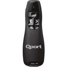 Qport Q-SUN400 2.4 Ghz USB Kırmızı Lazerli Sunum Kumandası - Presenter