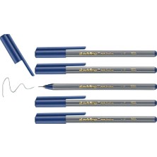 Edding 55 Fineliner - Çelik Mavisi - 10 Kalem - 0,3 mm Uç