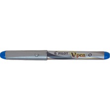 Pilot Vpen Bir Kez-Mürekkepli Kalem, Gümüş Rengi