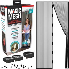 Magic Mesh Manyetik Ekran 203,9 x 99,1 cm Kapılar Için, Siyah