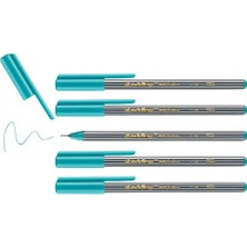 Edding 55 Fineliner - Turkuaz - 5 Kalem - 0,3 mm Uç