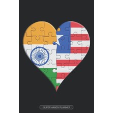 Planner: Indian Liberian Flag United Heart Jigsaw Puzzle Flags Of India Liberia