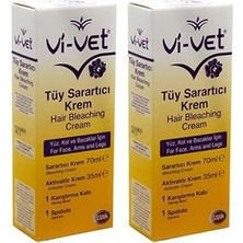 Vi-Vet Tüy Sarartıcı Krem 70ML 35 ml x 2 Adet