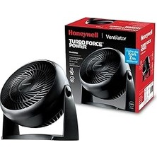 Honeywell Turboforce Turbo Vantilatör HT900E, Sessiz Soğutma, 90 Dereceye Kadar Ayarlanabilir Eğim Açısı, 3 Hız Ayarı, Duvara Montaj, Masa Vantilatörü - Siyah
