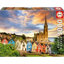 Educa - Yapboz 1000 Parça Cobh Katedrali, Irlanda | Avrupa Şehirleri Yapboz | Boyut 68 x 48 cm | Düzeltme Tutkal Dahildir | Yetişkinler Için 14+ (19927)