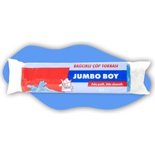 Tuffy’s Battal Boy Çöp Torbası 80X100 cm – 30 Adet Bağcıklı Mavi Çöp Poşeti – Dayanıklı ve Sızdırmaz Büyük Boy Çöp Torbası