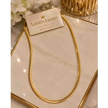 ✨ Lavin’s Luxury Gold Herringbone Zincir Kolye ✨